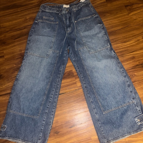 Free People We The Free CRVY Outlaw Wide-Leg Jeans 🆕🆕🏷️🏷️ - Picture 5 of 9